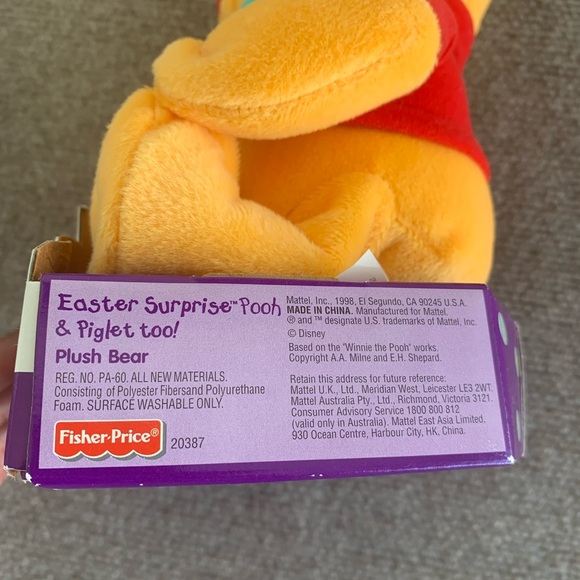 Easter Surprise Pooh and Piglet too plush - Picture 6 of 8